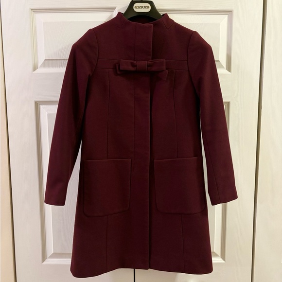 J. Crew Nello Gori Wool Cashmere bow coat - Picture 3 of 5